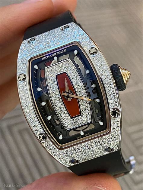 richard mille full diamond watch|Richard Mille watches price.